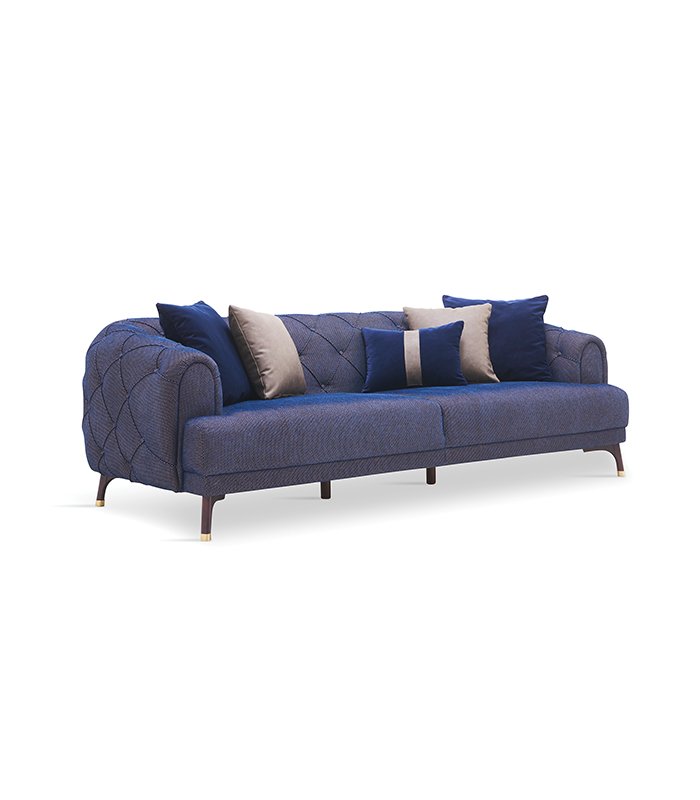 wd-furniture-sofas-prod-12-1 Sofá Belém | Sofá Clássico Contemporâneo de 3 Lugares com Costura Capitoné - Image 1